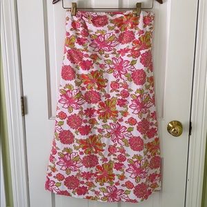 Lilly Pulitzer strapless beach over up